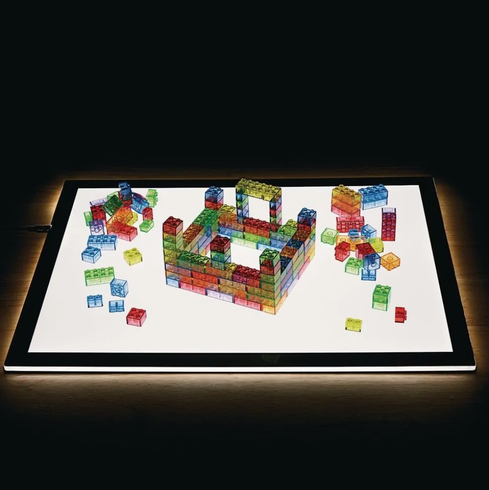 Excellerations® Translucent Standard Building Bricks 810 Pieces