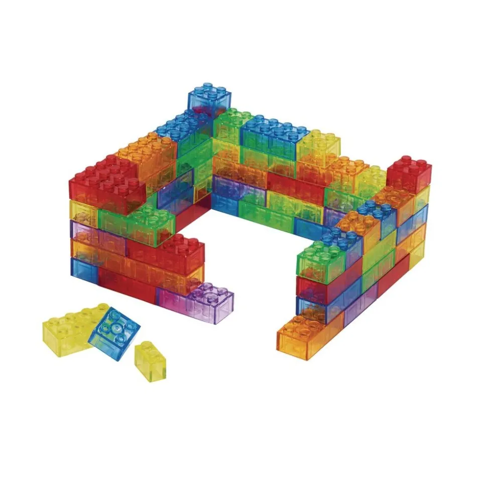 Excellerations® Translucent Standard Building Bricks 810 Pieces
