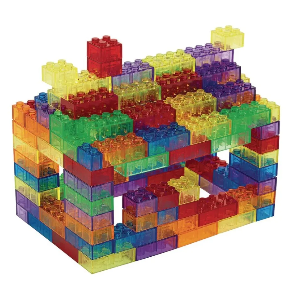 Excellerations® Translucent Standard Building Bricks 810 Pieces