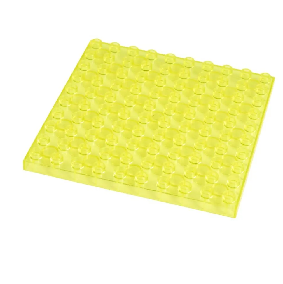Excellerations® Translucent Building Bricks With Baseplate Lid - 60 pcs