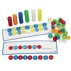 Excellerations® Translucent Stackable Counters - 500 Pieces