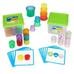 Excellerations® Translucent Counting & Color Sorting Set - 42 pcs