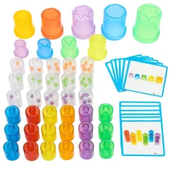 Excellerations® Translucent Counting & Color Sorting Set - 42 pcs