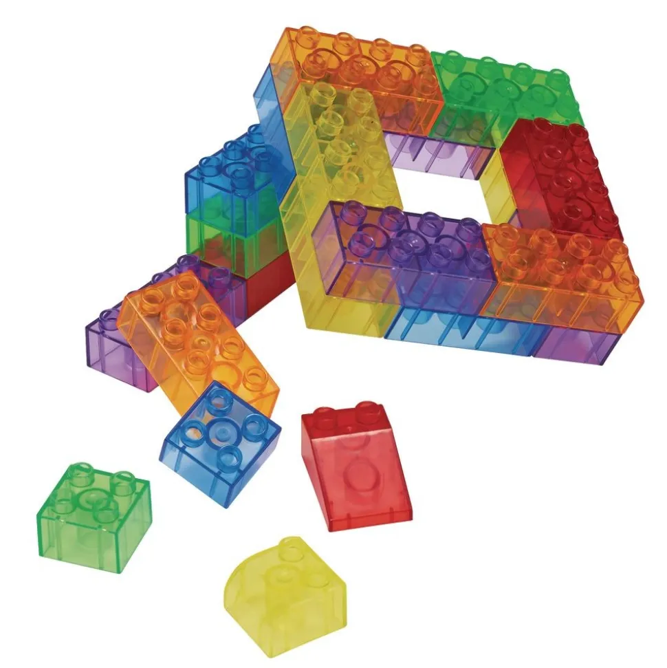 Excellerations® Translucent Building Bricks - 206 Pieces