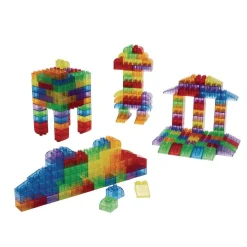 Excellerations® Translucent Building Bricks - 206 Pieces