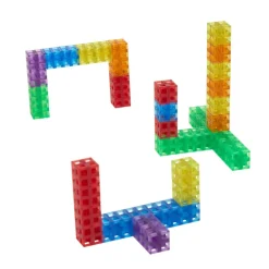 Excellerations® Translucent Grid Linking Cubes - 200 Pieces