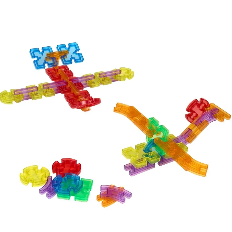Excellerations® Translucent Jigsaw Connectors - 90 Pieces
