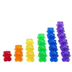 Excellerations® Translucent Bears - 72 Pieces