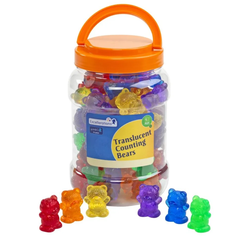 Excellerations® Translucent Bears - 72 Pieces