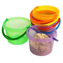 Excellerations® Translucent Buckets - Set of 6