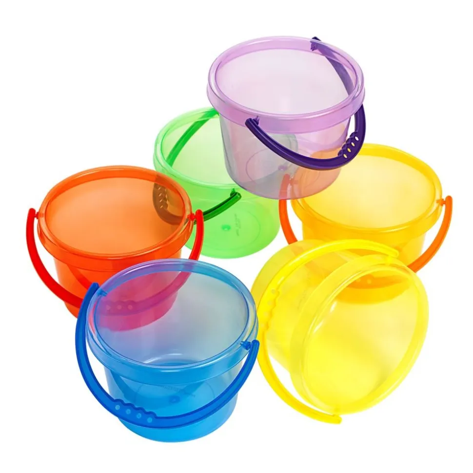 Excellerations® Translucent Buckets - Set of 6