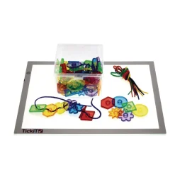 Excellerations® Translucent Lacing Shapes 78 Pieces