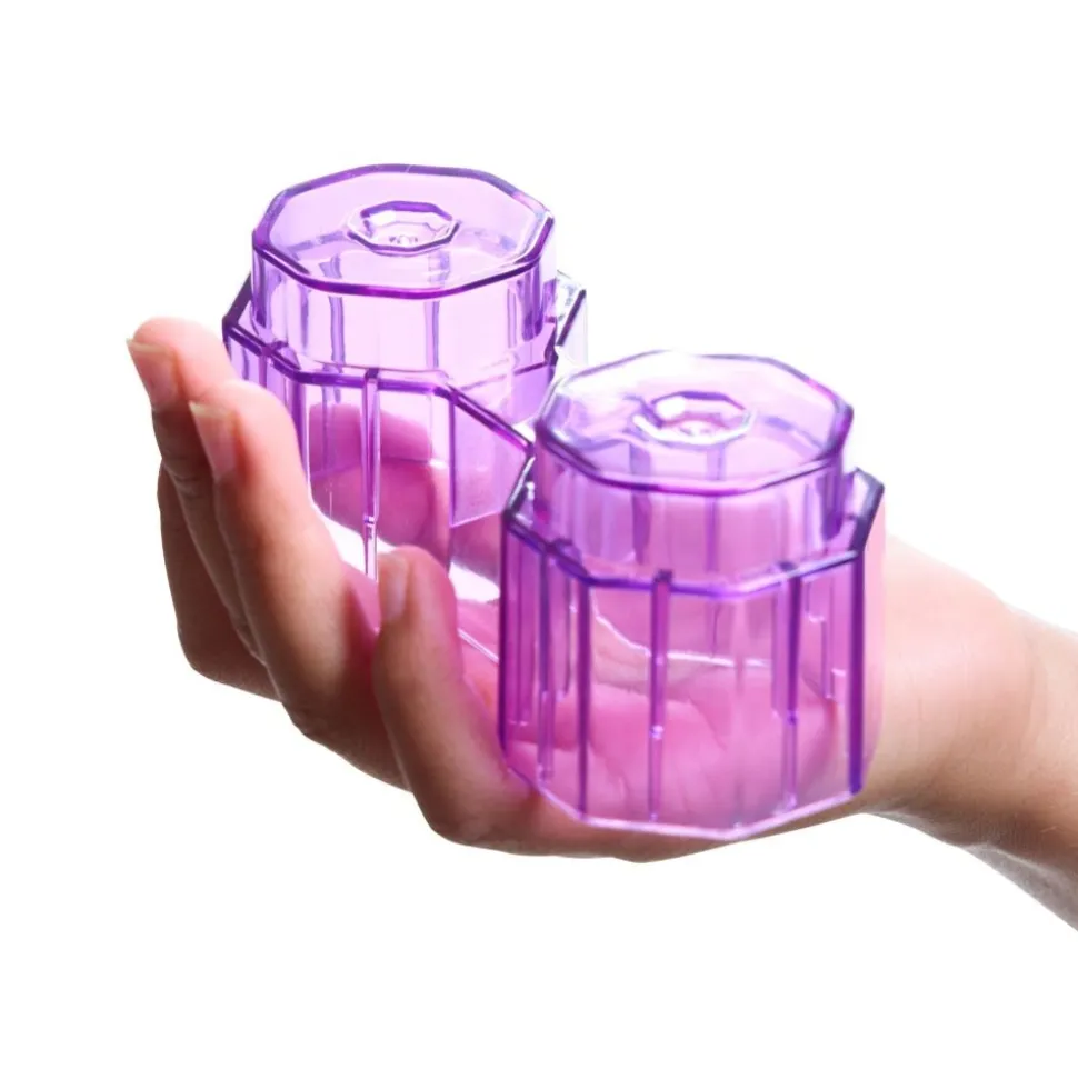 Excellerations® Translucent Rainbow Octagon Stackers - Set of 60