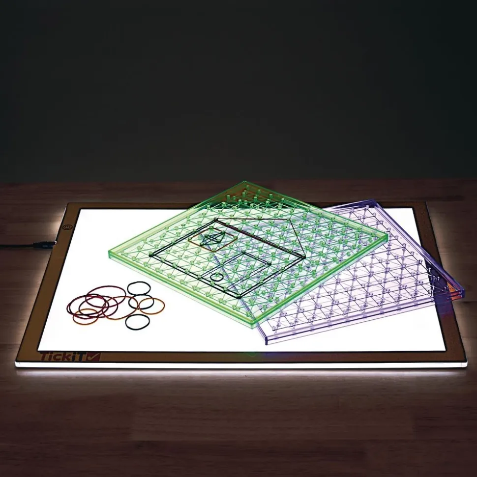 Excellerations® Translucent Geo Boards - Set of 6