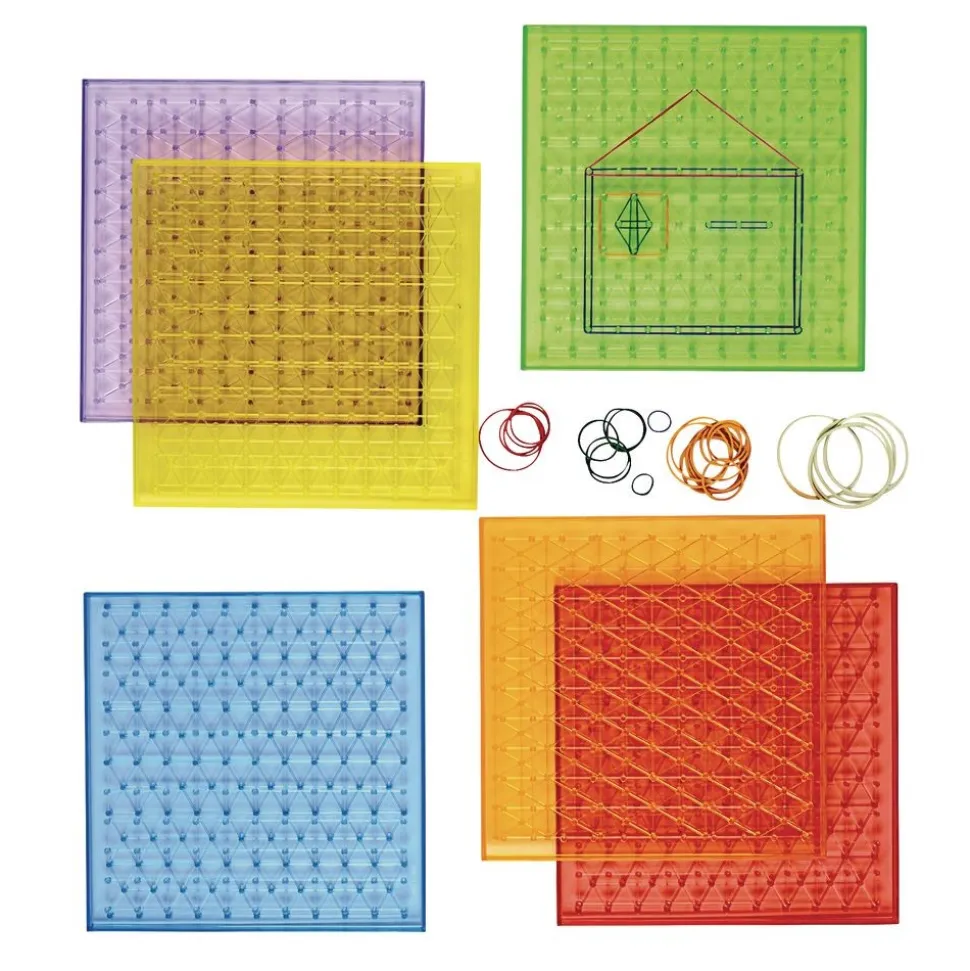 Excellerations® Translucent Geo Boards - Set of 6