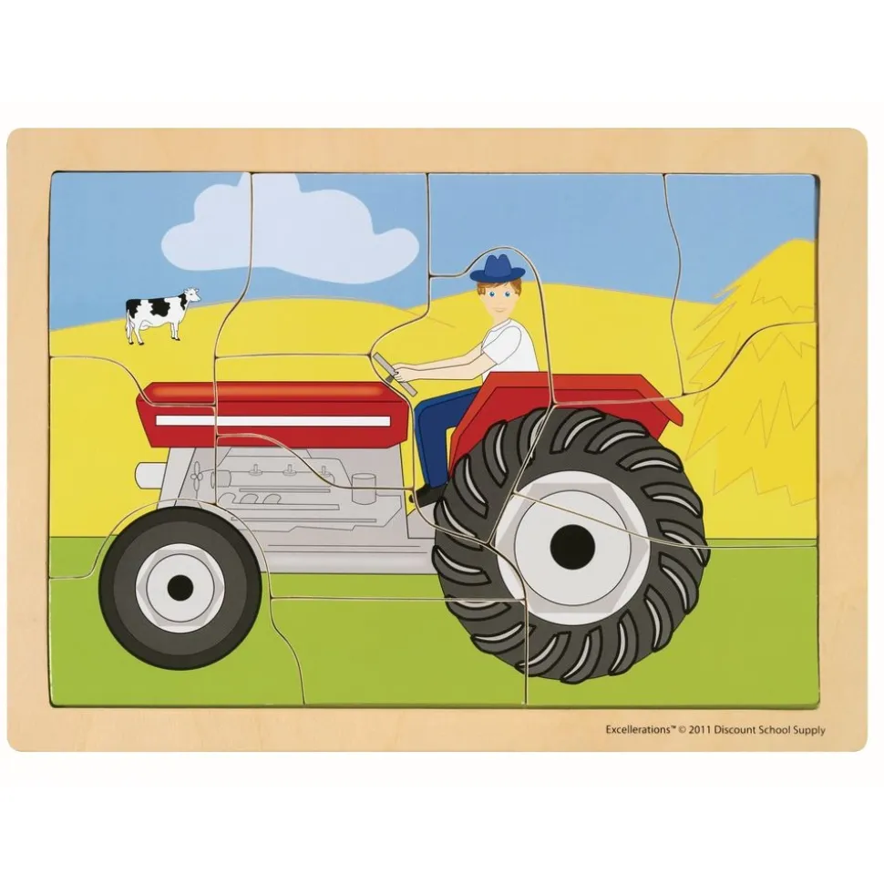 Excellerations® Transportation Puzzles - Set of 8