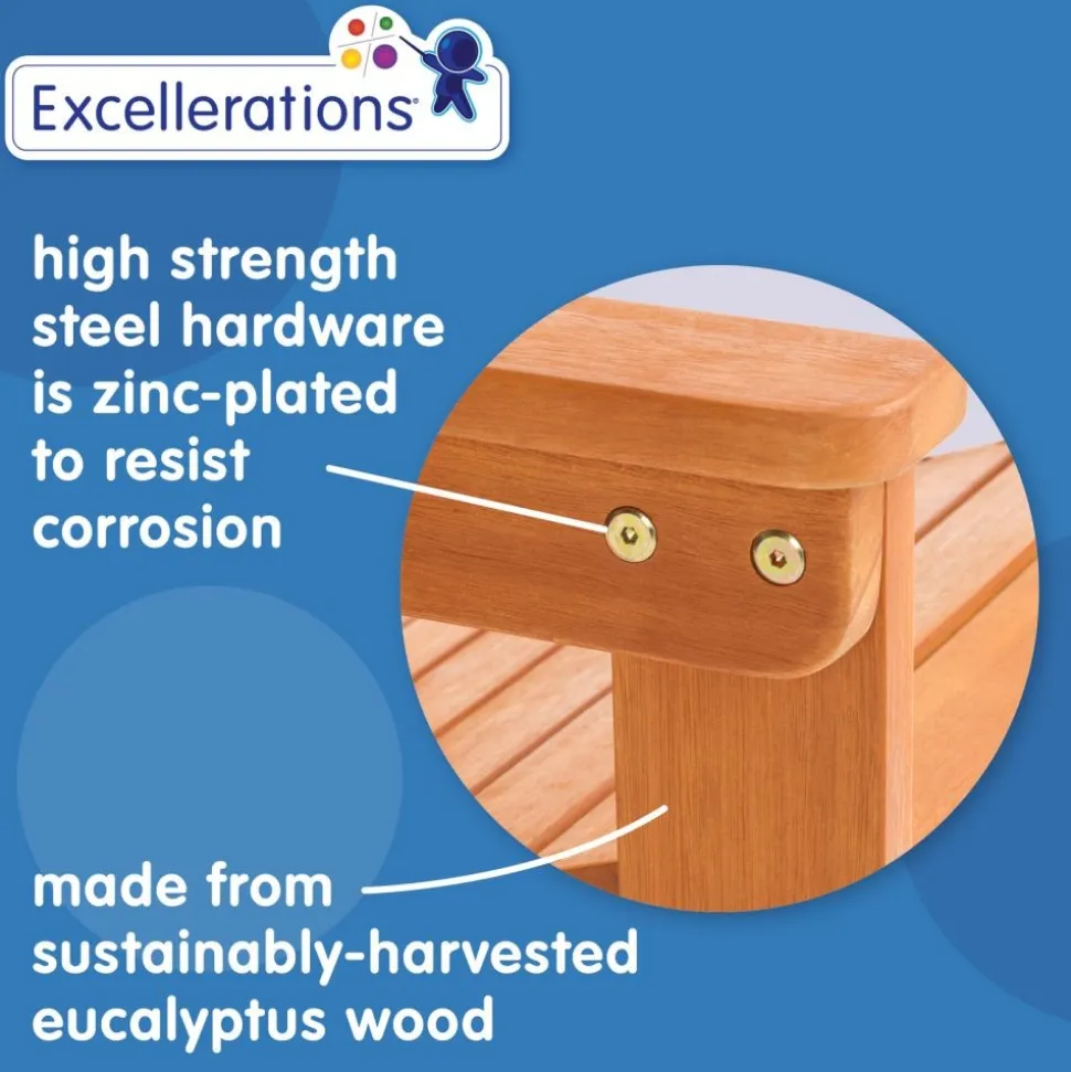 Excellerations® Trapezoid Desk with Chair - 18"