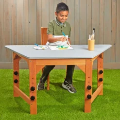 Excellerations® Trapezoid Desk with Chair - 18