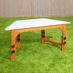 Excellerations® Trapezoid Desk with Chair - 18