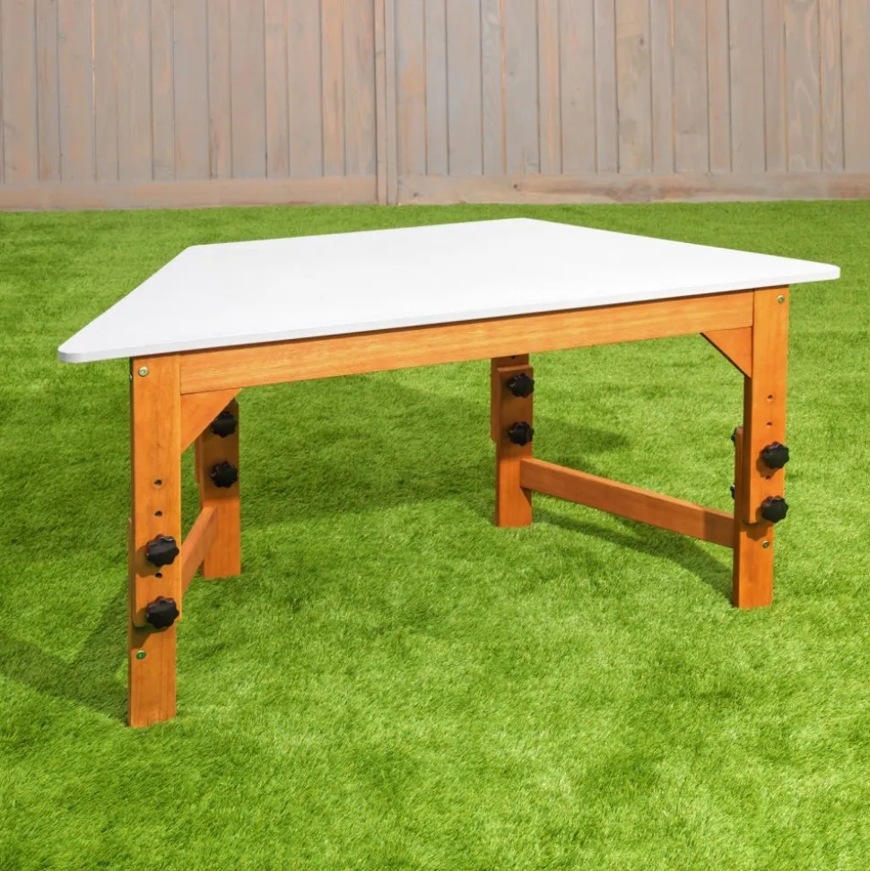Excellerations® Trapezoid Desk with Chair - 18"
