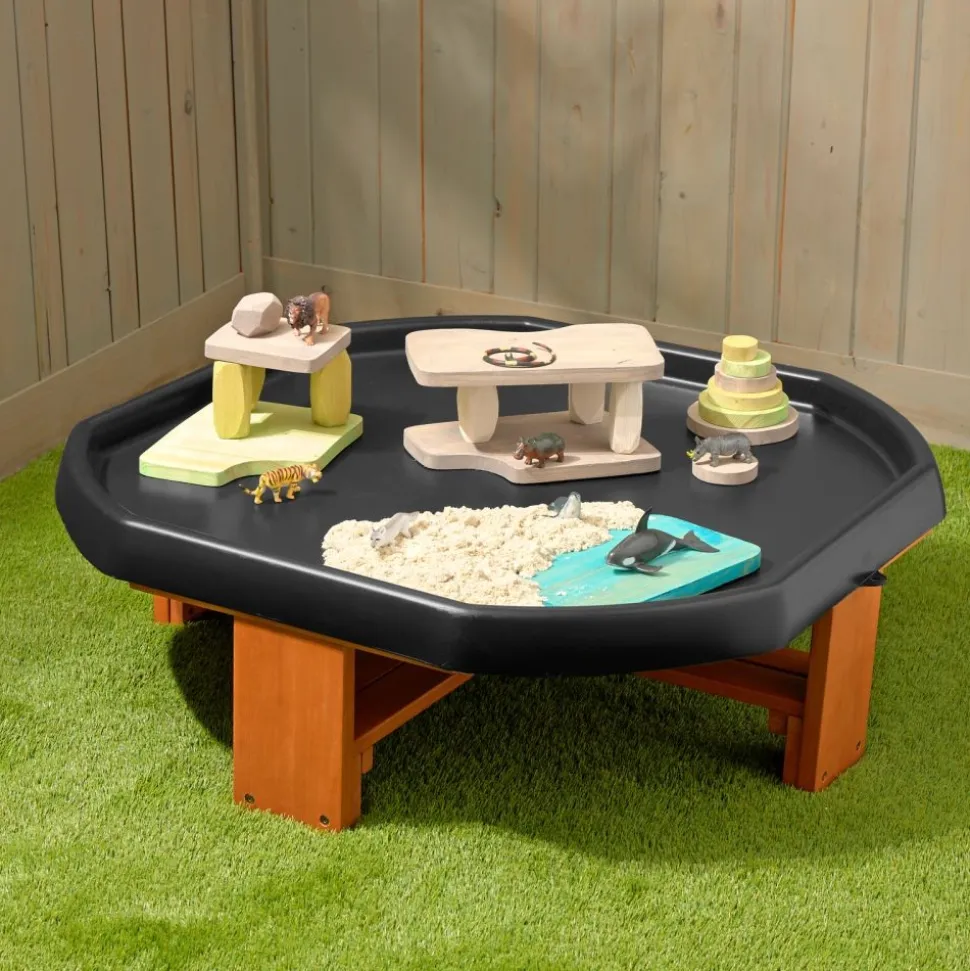 Excellerations® TuffTray™ Outdoor Adjustable Tray Stand with Tray