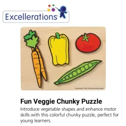 Excellerations® Vegetables Chunky Puzzles
