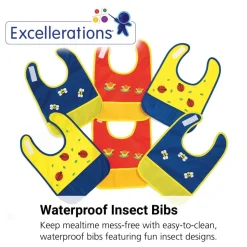 Excellerations® Waterproof Insect Bibs - Set of 6