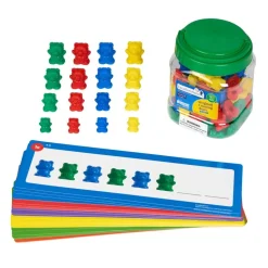 Excellerations® Weighted Counting Bears 96pc & 25 Pattern Cards