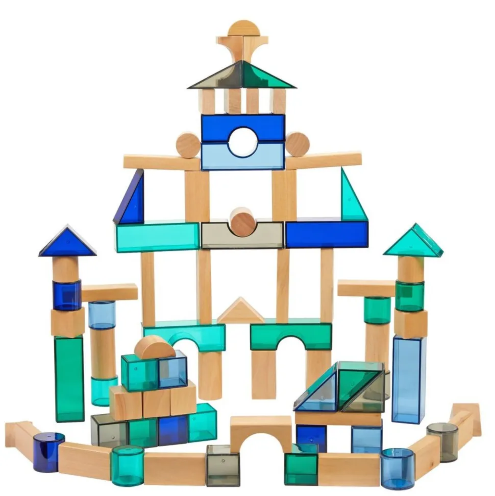 Excellerations® Wood & Calm Blocks - 100 pieces