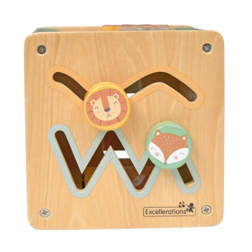 Excellerations® Wooden Activity Box - 6" x 6"