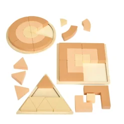 Excellerations® Wooden Attribute Puzzle Collection - Set of 3