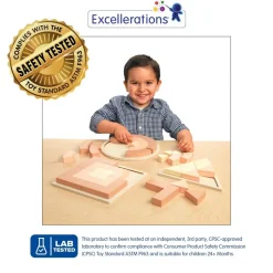 Excellerations® Wooden Attribute Puzzle Collection - Set of 3