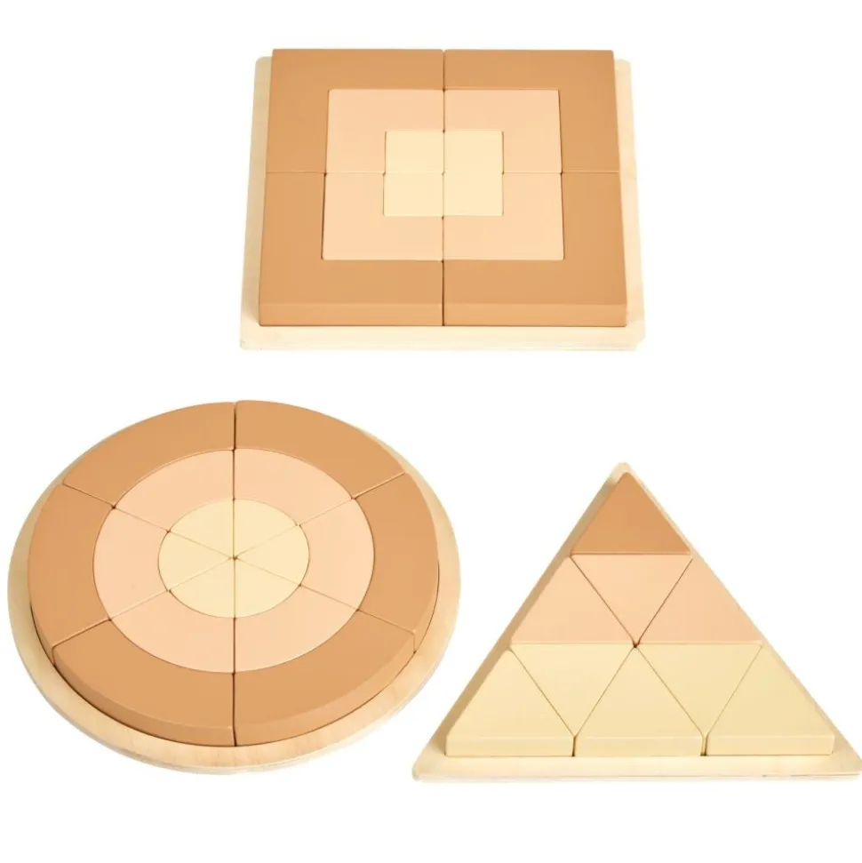 Excellerations® Wooden Attribute Puzzle Collection - Set of 3