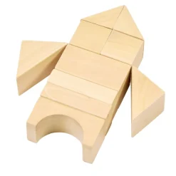 Excellerations® Wooden Building Blocks - Set of 50