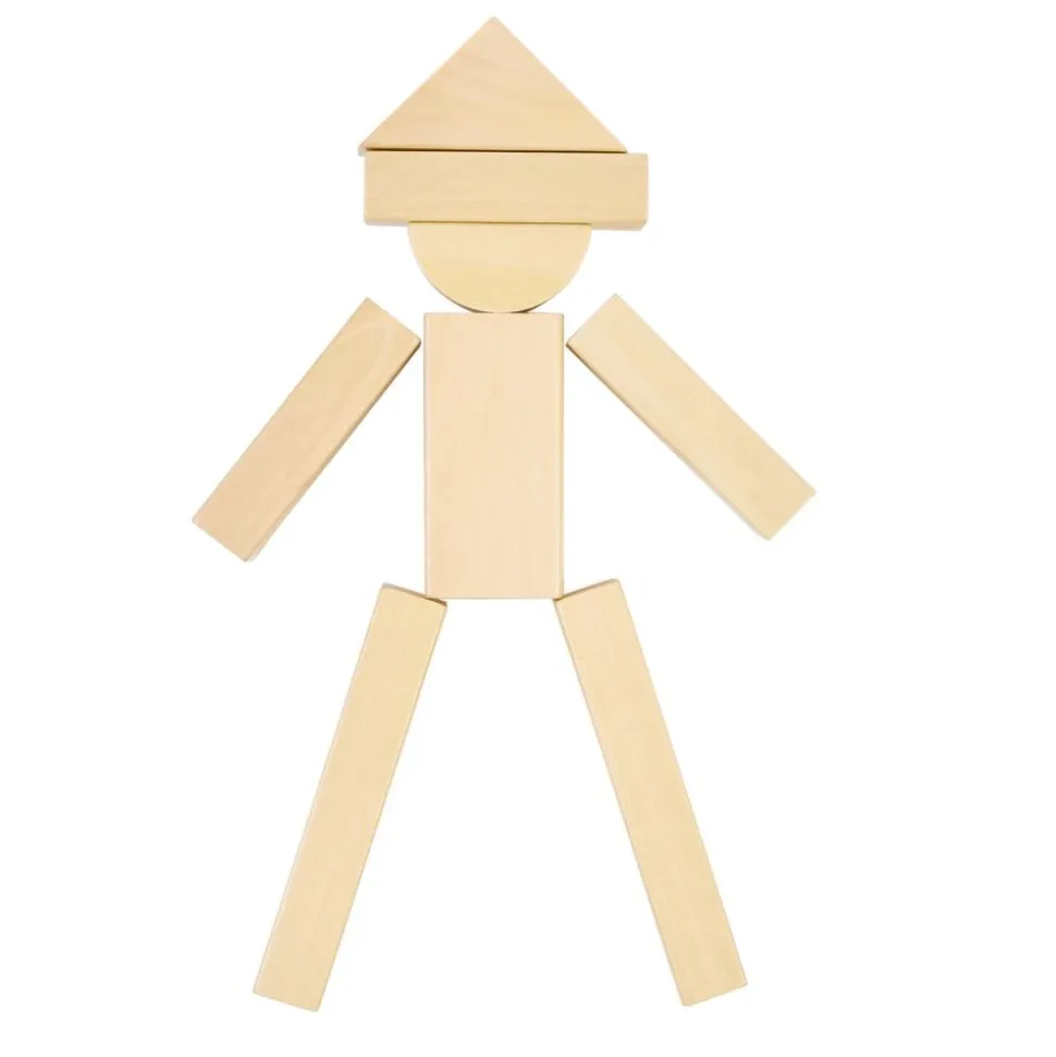 Excellerations® Wooden Building Blocks - Set of 50