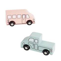 Excellerations® Wooden Cars & Trucks - Set of 4