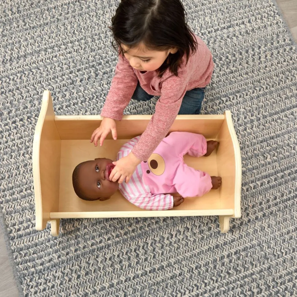 Excellerations® Wooden Doll Cradle