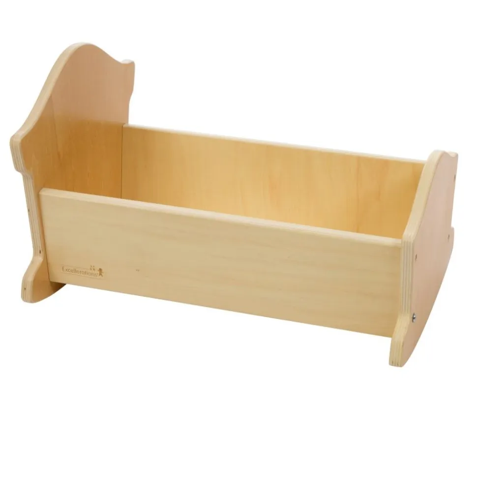Excellerations® Wooden Doll Cradle