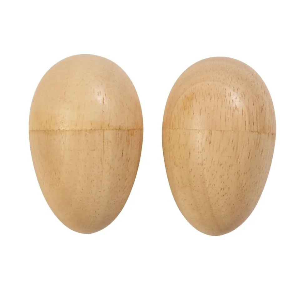 Excellerations® Wooden Egg Shakers - Set of 2