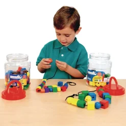 Excellerations® Wooden Lacing Beads - Set of 2