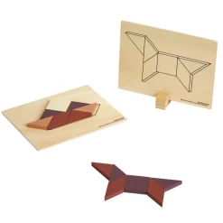 Excellerations® Wooden Pattern Blocks - 44 Pieces
