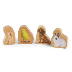 Excellerations® Wooden Photo Blocks Multicultural Families - 28 Pieces