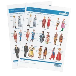 Excellerations® Wooden Photo Blocks Multicultural People Set of 18