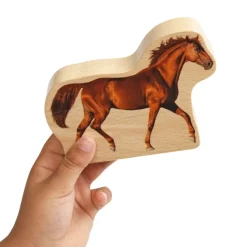 Excellerations® Wooden Photo Blocks Farm Animals - Set of 6
