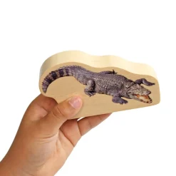 Excellerations® Wooden Photo Blocks Animals - Set of 12