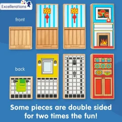 Excellerations® Wooden Play Furniture, 23 pcs.