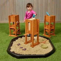 Excellerations® Wooden Sand Toys- Set of 3