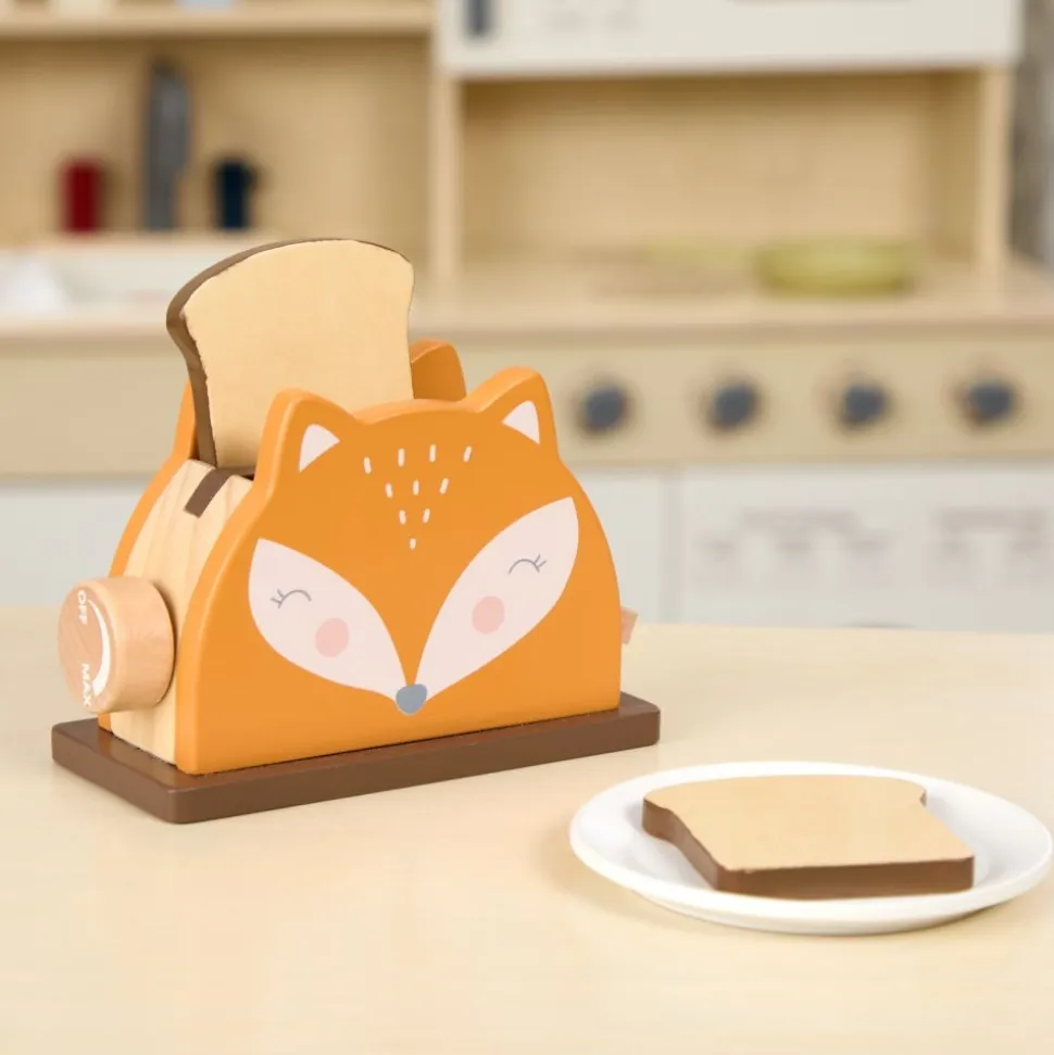 Excellerations® Woodland Wooden Toaster Play Set