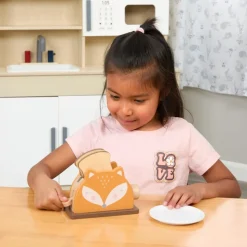 Excellerations® Woodland Wooden Toaster Play Set