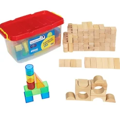 Excellerations® Wood & Light Blocks - 200pcs